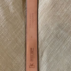 Kreis black cordovan belt